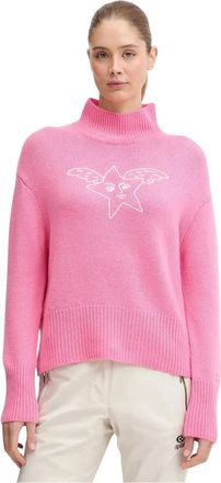 Rossignol Snow Angels Trui - Dames - Coltruien - Roze - M - Wol - Truien & Vesten