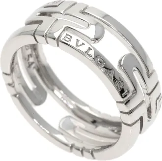 Bulgari White Gold (18K) Band Ring (Pre-Owned)