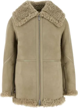 ジャケット・アウター Burberry wool jacket with fur ll06300_burberry_black_coat_fr