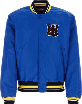 Wales Bonner Electric Blue Nylon Sorbonne 56 Bomber Jacket