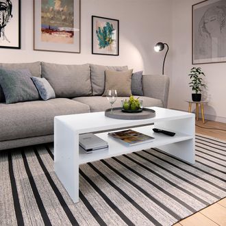 Vicco Mesa De Centro, Blanco, 99.6 X 39.8 Cm Vicco