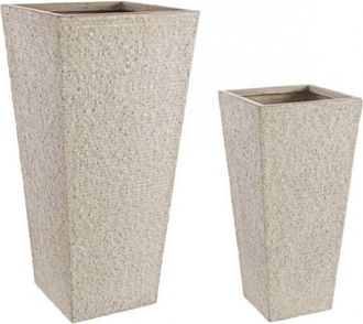 BIZZOTTO Bizzotto - Vaso Roccia Alto Sabbia 600x300x240