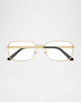 Cartier Men & apos;s CT0555OA Titanium Rectangle Optical Frames