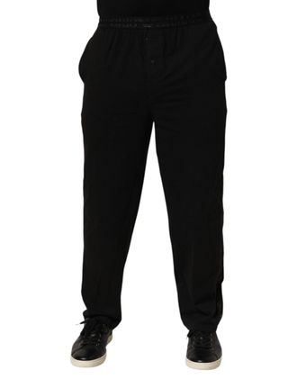 Emporio Armani Cotton Blend Logo Waistband Trouser Mens Pants (Pre-Owned)