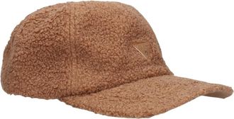 Guess Teddy Baseball Cap - Dames - Accessoires - Bruin - Maat: ONE Size Poliester