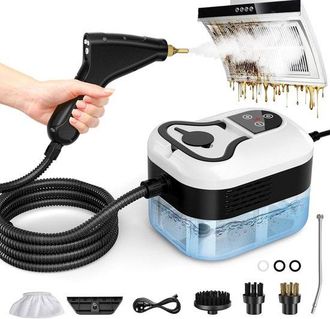 OEM Pulitore A Vapore Portatile - 1500 Watt - Serbatoio Dellacqua Da 1,2 Litri - Adatto Per Cucine, Bagni, Pavimenti, Mobili E Auto