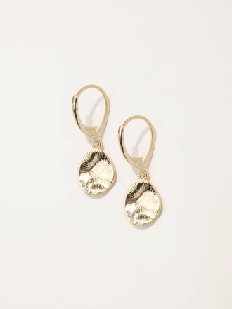 Fat Face FatFace Disc Drop Earrings in Gold Tone