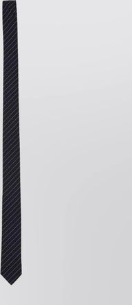 Thom Browne slim striped tie in high twist wool