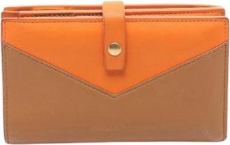 Bottega Veneta Pre-owned Leder Bifold Portemonnee - Dames - Vintage Accessoires - Veelkleurig - ONE Size - Leer - Vintage