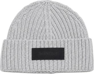 Dondup Berretto a coste - - Accessories - Uomo - Grigio - ONE SIZE
