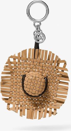 Michael Kors Woven Leather Hat Bag Charm