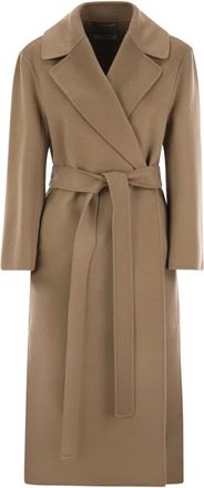 Max Mara Dames, Mantels, Bruin, Maat: 3XS