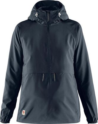 Fjällräven High Coast Lite Anorak Womens Clothing Navy : LG, Polyester