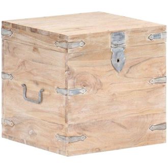 vidaXL Chest 40x40x40 cm Solid Acacia Wood Vidaxl
