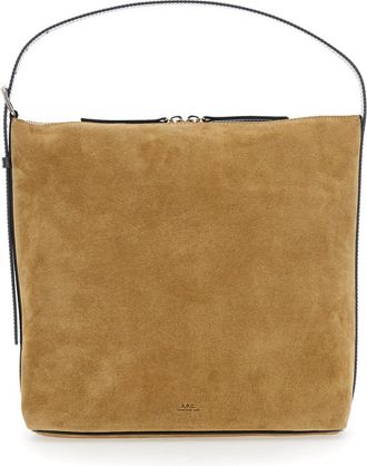 A.P.C. Beige Vera Shoulder Bag