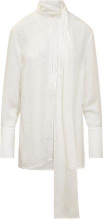 Givenchy White Regular Logo Shirt