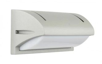 OEM L&aacute;mpara De Fachada Moderna, Aplique De Pared Rectangular Para Jard&iacute;n, Gris Plata E27