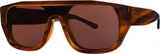 Thierry Lasry Klassy 821 Mens Sunglasses Brown Size 56