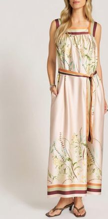 Matty M Avira Printed Maxi Dress in Natural at Nordstrom, Size X-Small