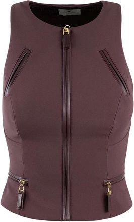 Elisabetta Franchi Donna, Top, Rosso, L, new