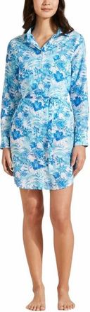 Vilebrequin Womens Tahiti Flowers Cotton Voile Shirt Dress in Blanc at Nordstrom, Size Small