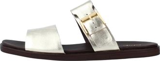 Clarks Ofra Slide - Dames - Sandalen - Geel - 39 1/2 EU - Schoenen