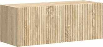 vidaXL Mueble De Tv Montado En La Pared 2 Pcs Sonoma 60 X 31 X 29.5 Cm Vidaxl