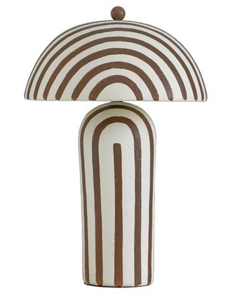 TOV Furniture Tov Furniture Maiori Striped Papier Mache Table Lamp