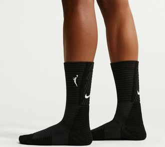 Nike Unisex Unicorn Dri-FIT ADV WNBA Cushioned Crew Socks (1 Pair) in Black | IO2019-010