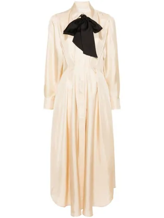 Zimmermann Natura shirt dress - women - Silk - 0 - Neutrals