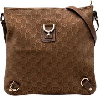 Gucci Pre-owned Cross Body Bags, female, Brown, Size: ONE SIZE Pre-owned The Abbey Crossbody Bag