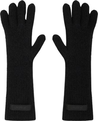 Jacquemus Les Gants Gros Grain - Dames - Handschoenen - Zwart - ONE Size - Wol - Accessoires
