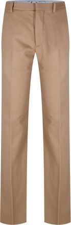 Off-white Mens Off White Tags Cashmere Slim Pants in Camel Viscose - Size X-Large