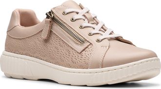 Clarks Caroline Rio Sneaker in Sand Leather at Nordstrom Rack, Size 8.5