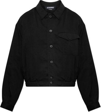 Jacquemus Cubano Jas - Heren - Zomerjassen - Zwart - L - Katoen - Jassen