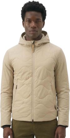 Woolrich Beige Quilted Hood Jacket