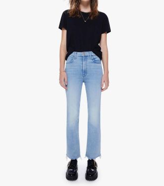 Mother The Hustler Ankle Fray Jean In Cutting Class