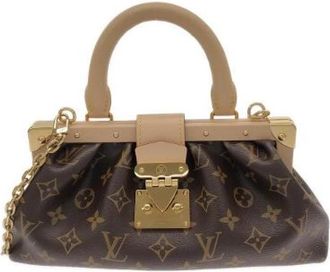 Louis Vuitton Pre-owned Monogram Clutch - Dames - Vintage Handtas - Bruin - ONE Size - Vintage