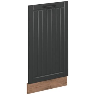 Vicco Panel Frontal Del Lavavajillas Fame-line, Gris Oscuro, 45 Cm Sin Encimera, Vicco