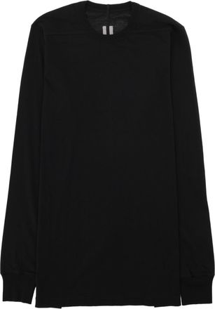 Rick Owens Level Ls T Long-Sleeve Black Cotton T-Shirt
