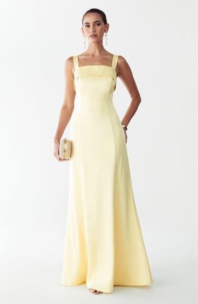 Willa Norfolk Maxi Dress in Lemon Sorbet at Nordstrom, Size 4