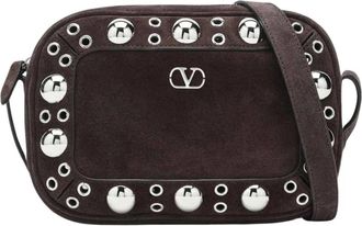 Valentino Garavani Nellc&ocirc;te Small Crossbody Bag - Heren - Schoudertassen - Bruin - ONE Size - Leer - Tassen