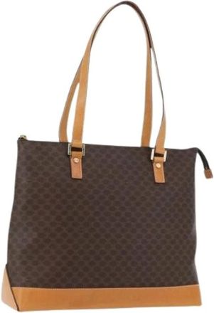 Celine Pre-owned Tote Bags, female, Brown, Size: ONE SIZE Pre-owned Plastic Tote Bag