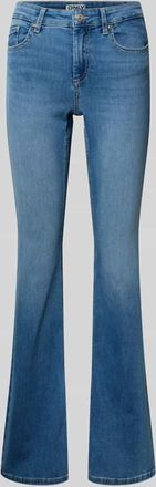 Only Flared Jeans aus Baumwoll-Mix Modell BLUSH in Jeansblau, Gr&ouml;&szlig;e XL/30