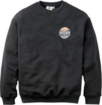 Passenger Laidback Relaxed Fit Sweatshirt Pullover f&uuml;r Herren | schwarz