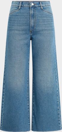 Favorite Daughter The Mischa Super High-Rise Wide Cropped Jeans