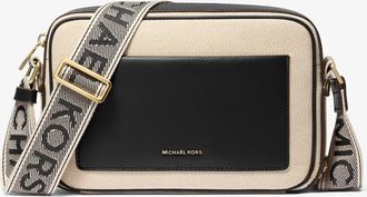 Michael Kors Maeve Large Canvas Crossbody Bag