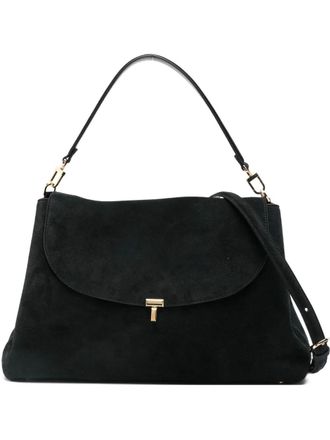 Toteme T-Lock Suede Satchel Bag