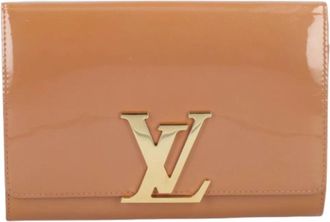 Louis Vuitton Pre-owned Louise Clutch - Dames - Vintage Accessoires - Beige - ONE Size - Vintage