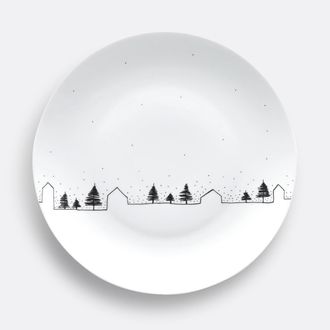 La Redoute Interieurs Set van 4 platte borden, Miwin